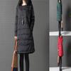 Women Winter Warm Quilted Coat Pullover Dress Long Sleeve Loose Tops Plus Size For Ultimate Comfort And Style