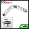Uxcell Bend Elbow Tube Aluminum Alloy Car Univesral 25/38/45/51/63/76/89/102mm OD 100mm Length 90/180 Ddgree Air Intake Tube