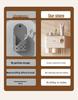 Drawer-Style Wall-Mounted Toothbrush Holder Set with Magnetic Suction Mouthwash Cup