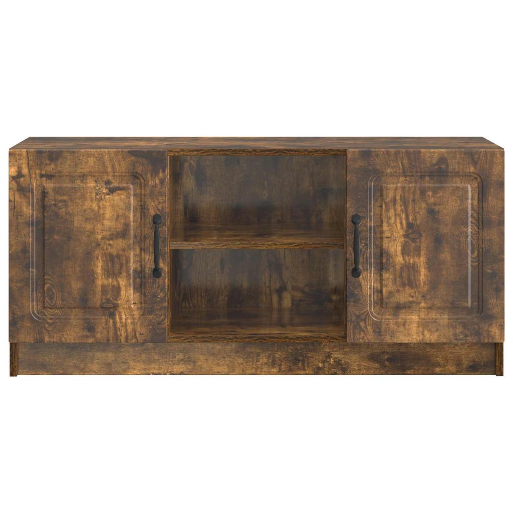 TV Cabinet Smoked Oak 102 x 34.5 x 47 cm Particleboard
