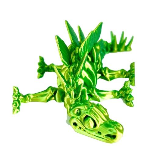 3D Printed Dinosaur Figurine Movable Joints Tyrannosaurus Mosasaur Stegosaurus Ankylosaur Pterosaur Velociraptor Model Stress Relief Dino Fidget Toy