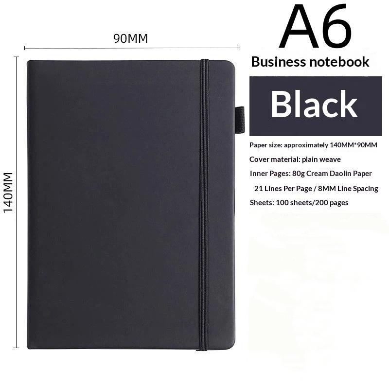 

Office School Supplies Cork Grain Pu Splicing Notebook Elastic Band Cloth Grain Notepad Business Office Noteb Ook Set Notebooks A11