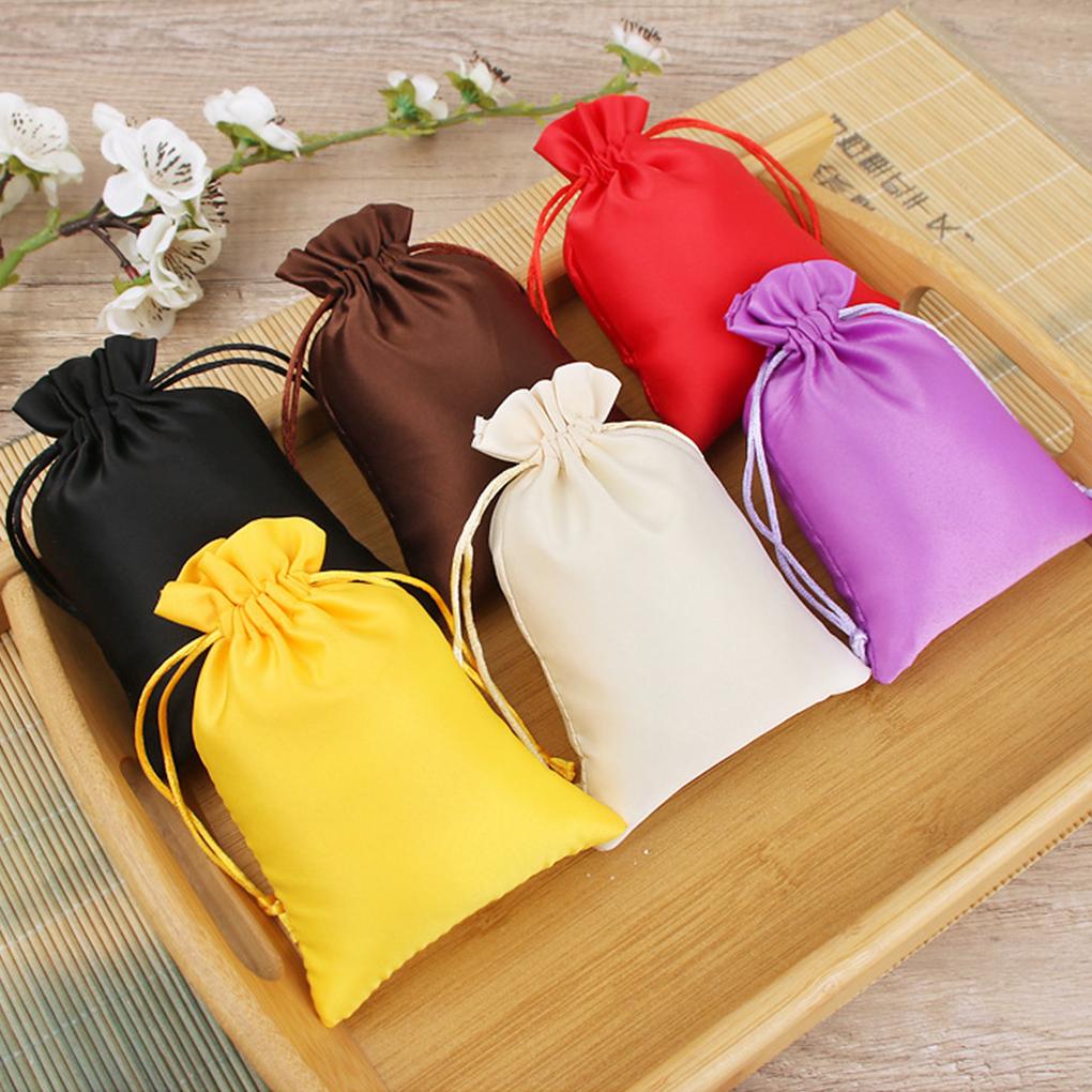 Drawstring Bag Vintage Earrings Jewelry Favors Pouch Portable Jewellery Festival Gifts Organizer Packing Pocket