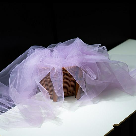 Fairy Mist Soft Tulle Fabric: Handmade Solid Color Lace Veil for Clothing DIY Projects