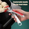 Anti-Scalding Clip Stainless Steel Kitchen Tongs Ergonomic Handle Anti-Slip Silicone Clamp Hot Plates Bowls Cookware Handling Clamp Cooking Tool