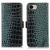For iPhone 16e Case RFID Blocking Wallet Flip Genuine Cow Leather Phone Cover