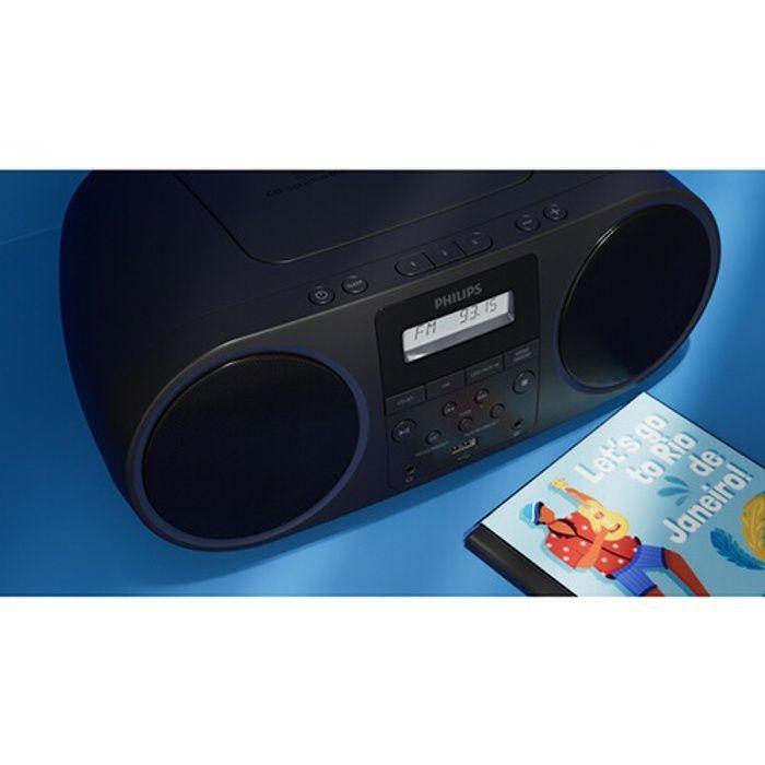 Radio fm philips taz5000 avec lecteur cd noir