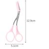 Eyebrow Trimmer with Eyebrow Comb Trimmer Small Eyebrow Trimmer Beauty Scissors Beginner Beauty Scissors