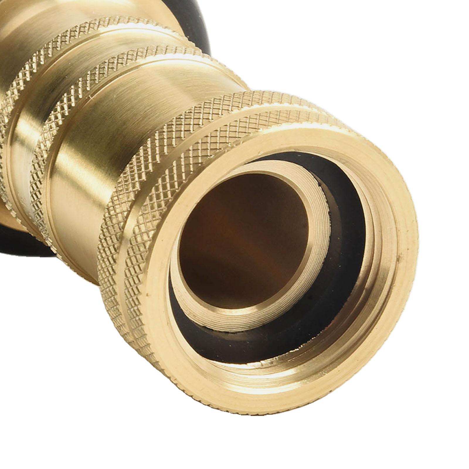 1 Inch Fire Hose Nozzle Heavy Duty Fire Nozzle High Pressure Easy-to-Operate Efficient Water Distribution Ergonomic Handle China Mainland