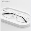 Anti-blue Light Glasses Square Metal Eyewear Women Man Daily Commute Eyeglasses Blue Light Blocking Man Lady Computer Eyeglas