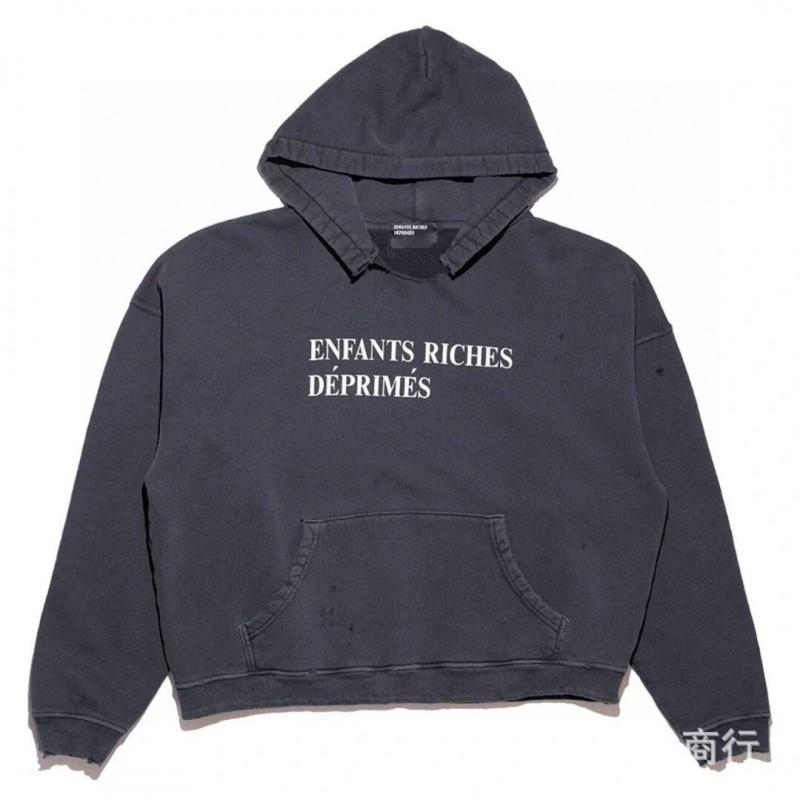 ERD Distressed Grafik Hoodie Oversize Passform Jugendliche Junge Erwachsene