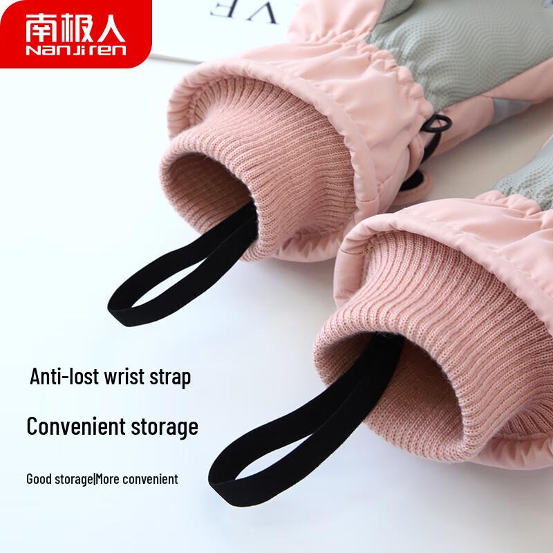 Nanjiren Women's Winter Warm Ski Gloves