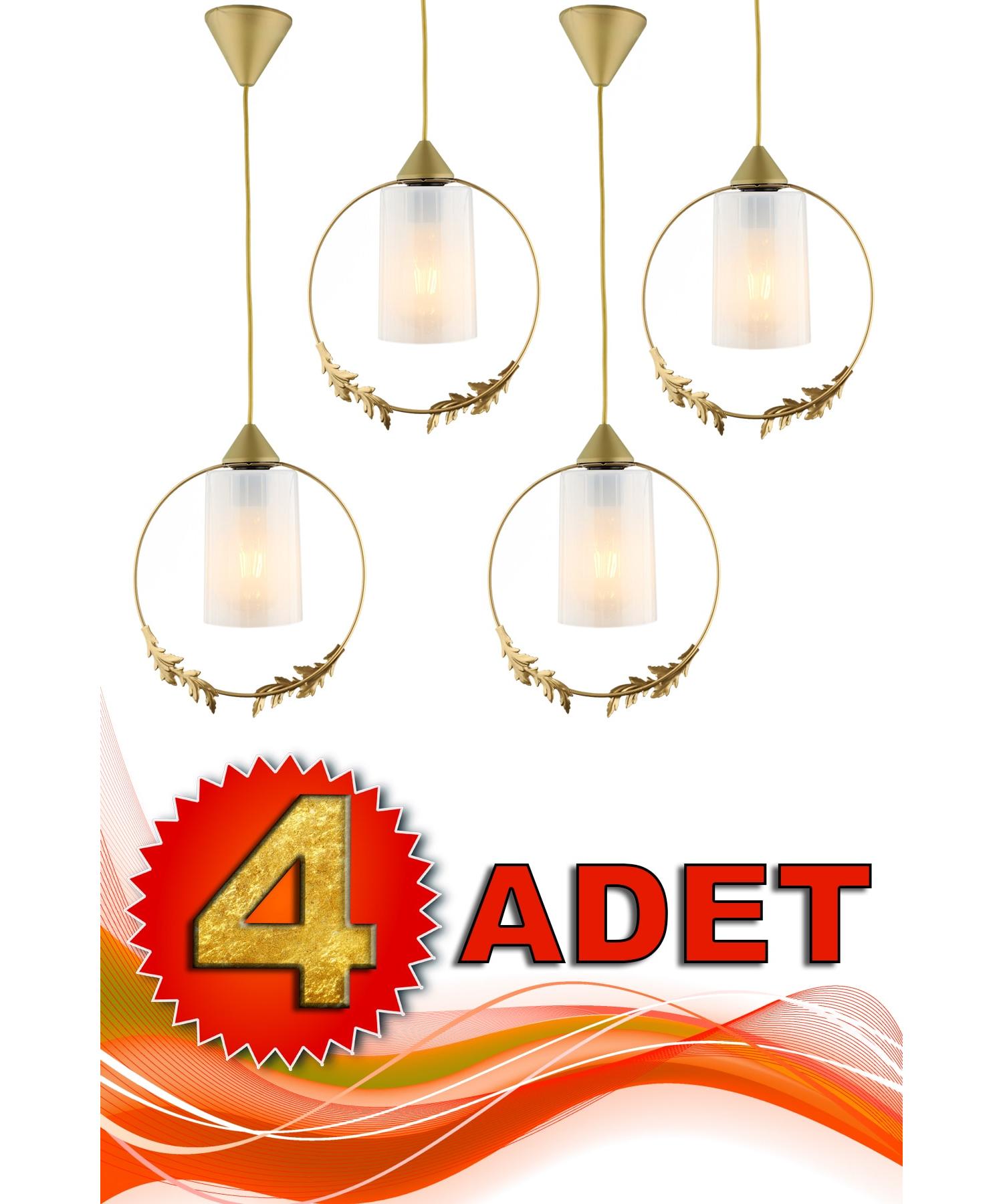 

4 штуки золотой рог одна люстра упала белый акрил