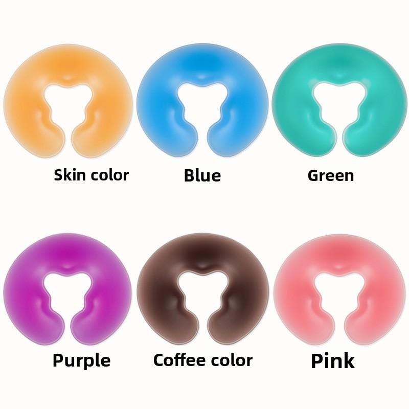6 Colors Beauty Salon Lying Pillow New Soft Salon SPA Massage Silicone Face Relax Cradle Cushion Bolsters Pillow Pad Beauty Care