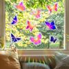 Static Glass Sticker Sun Protection UV Blocking Privacy Film with Colorful Rainbow Light Effect Glue-Free Electrostatic Reusable Window Cover for