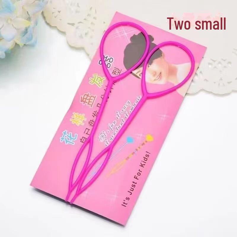 

Пластиковый набор инструментов для плетения и заправки волос: Аксессуары для вытягивания, завязывания, укладки волос с помощью крючков и пучков