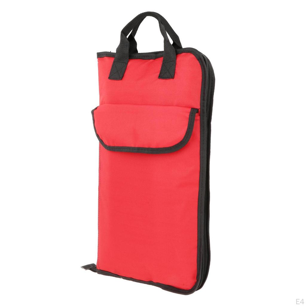 Bag 4-12 Pairs s Mallets Brushes Percussion Detachable Shoulder Strap