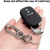TANDRIVE Key Fob Cover For (5 Buttons) Honda 2026 2025- Civic Accord CR-V HR-V Pilot And 2026 Passport, Silicone, 2-Pack, Black