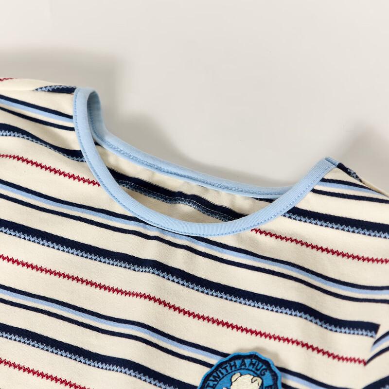 Deesha Girls' Striped Short-Sleeve T-Shirt