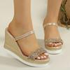 Fashion New Summer Shoe for Women Wedges Sandals Women High Heels Sandals Slides Women Designers Shoes Platform Sandals Outdoor Slippers