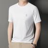 Summer Men's Casual Round Neck Short Sleeve T-Shirt: Middle-Aged Fashionable, Versatile, and Breathable