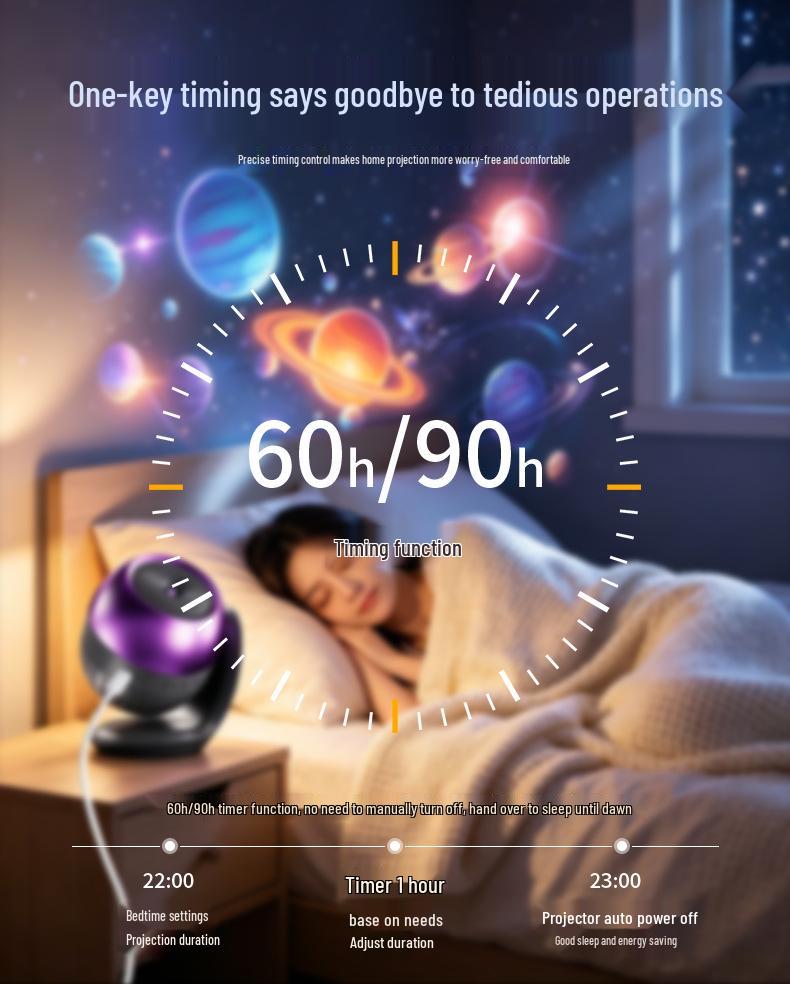 24-in-1 Starry Sky Music Projector Lamp with Ocean Festival Effects