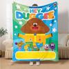 Hey Duggee Theme Printed Blanket - Perfect for Couch, Bed, Travel & Outdoor Use | Machine Washable, Cozy & Durable.