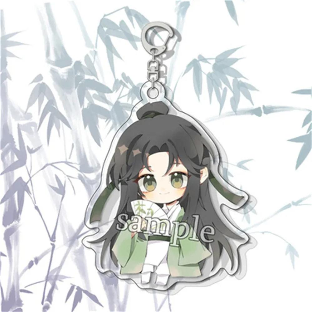 

Q Edition Anime Scum Villain Self Saving System Acrylic Keychain Shen Qingqiu Luo Binghe Bag Pendant Decoration Firend Gifts 6 cm