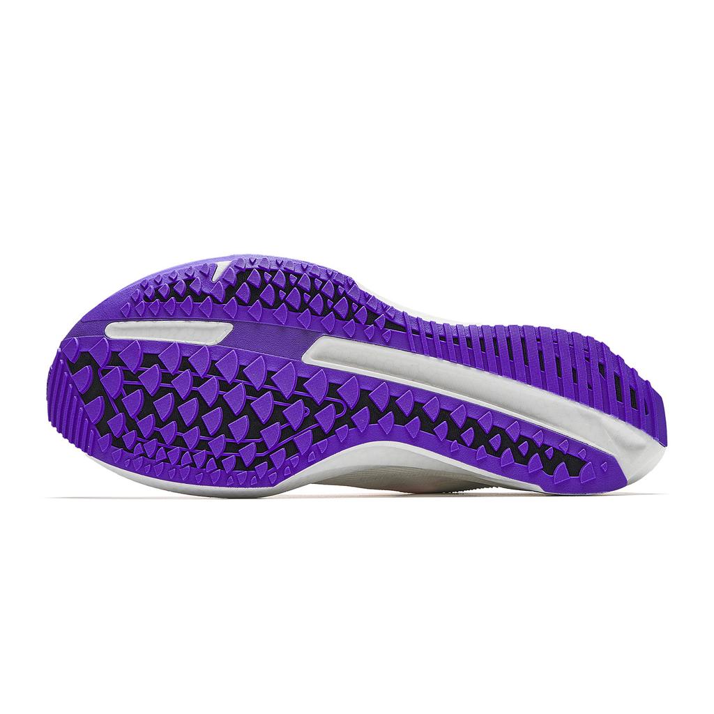 Anta Pioneer Speed Comfortable Fashion Shock Absorbing Wear Resistant Low Top Casual Running Shoes Men sneaker White Black Purple 912615570-8