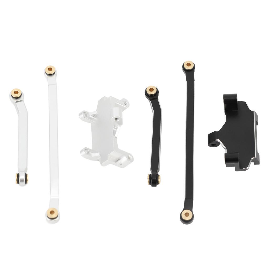 Servo Mount Steering Links Set Aluminum Alloy RC Car Steering Servo Mount Upgrade Parts for HOBBYPLU
