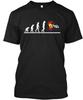 Evolution Of Colorado Mountain Biking T Shirt Made In the USA Size S To 5XL
