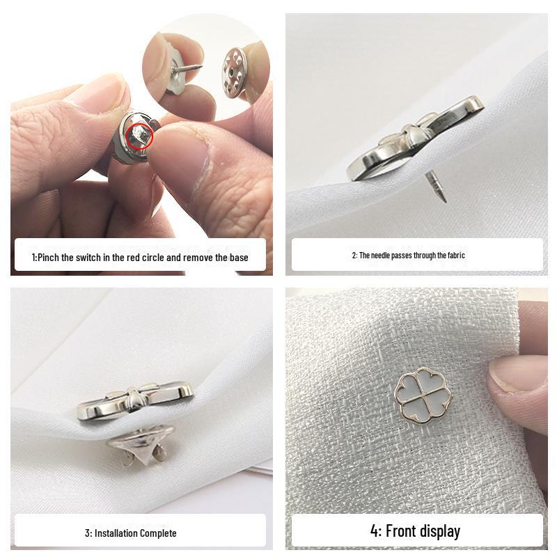 Detachable Invisible Cute Buckle for Sweaters and Shirts