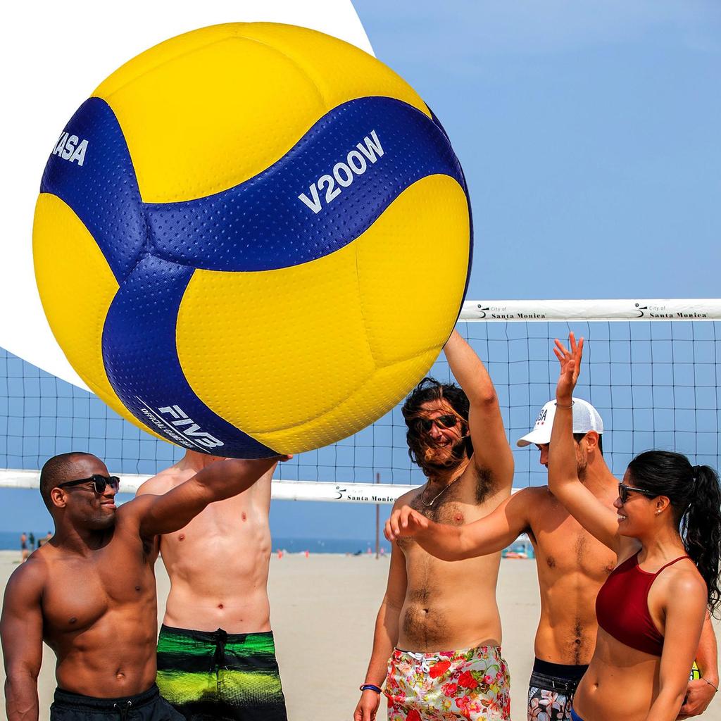 Sportbeschichteter Volleyball mit hoher Dichte aus Schaumstoff, Volleyballball aus PU für Spiele im Freien
