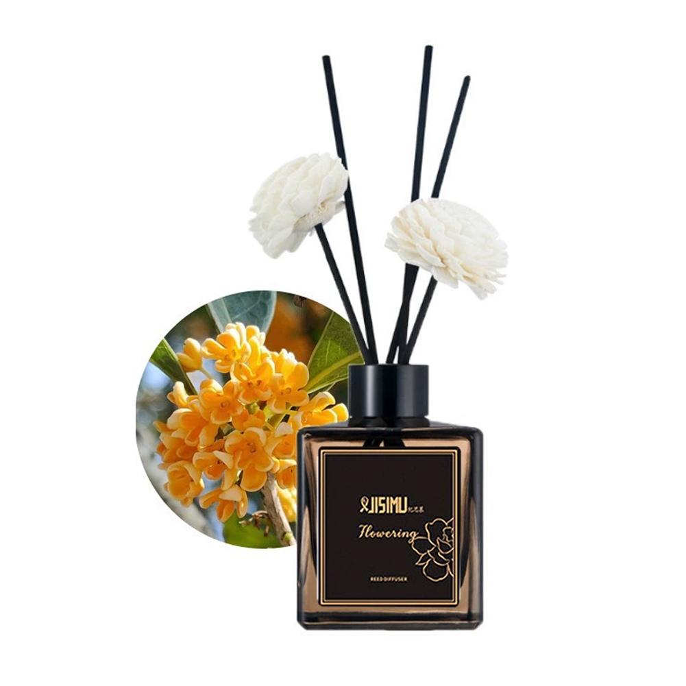 Flameless Home Fragrance fragrans gardenia Aromatherapy Oil with Reed Diffuser Stick Liquid Air Freshener Room Decor Ornaments