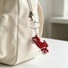 Keychain Pendant Motorcycle Design Zinc Alloy Key Chain with Metal Chain Buckle Lightweight Key Holder Backpack Car Accessory