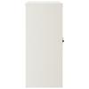 Filing Cabinet White 90x40x90 cm Steel