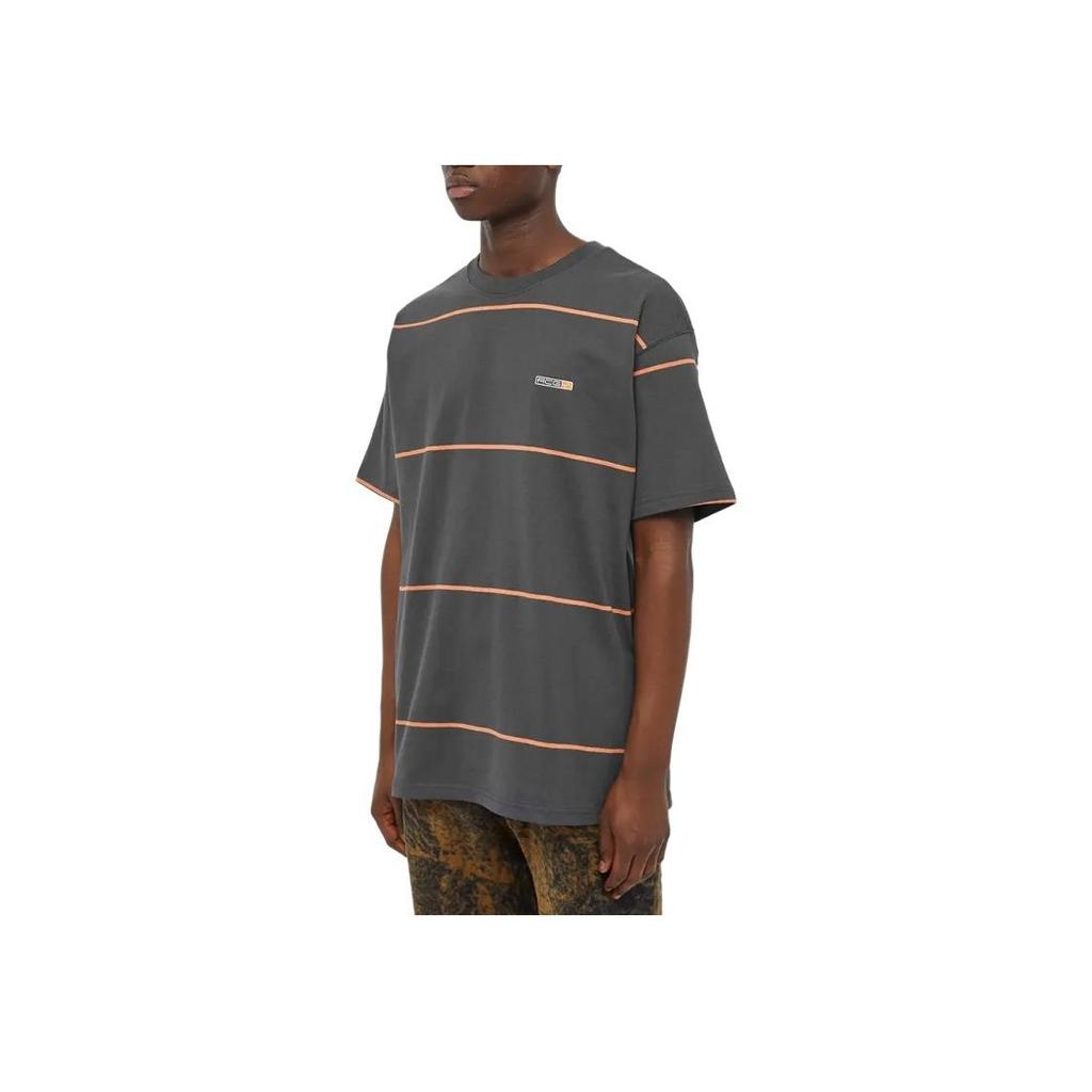Nike ACG Striped Crew Neck Short Sleeve T-Shirt Men Tops Gray DQ4956-070
