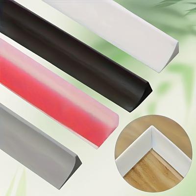 1PC Self-Adhesive Silicone Water Retaining Strip Bathroom Water Stopper Bendable Door Bottom Sealing Strip Shower Dam Barrier