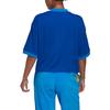 Adidas Originals Trefoil Oversized Tee With Logo Print Women Tops Blue IB2062