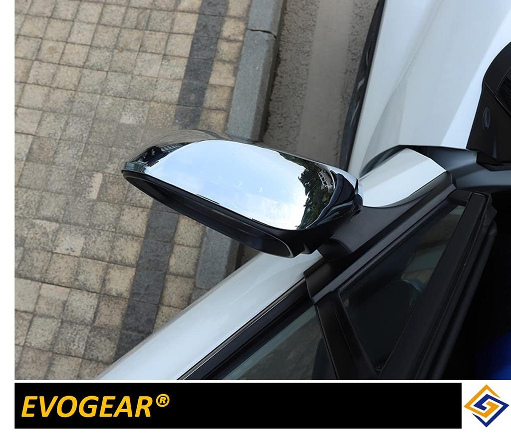 EVOGEAR Side Mirror Covers for Toyota Prius 50 Prius Camry 70 and 10th Generation XV70 Compatible/Replacement C-HR, Series, PHV, Series, CHR, C-HR