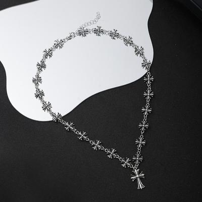 Necklace Cross Pendant Jewelry Women's Accessories Niche High-end Neck Chain Light Luxury Clavicle Chain Necklace Jewelry