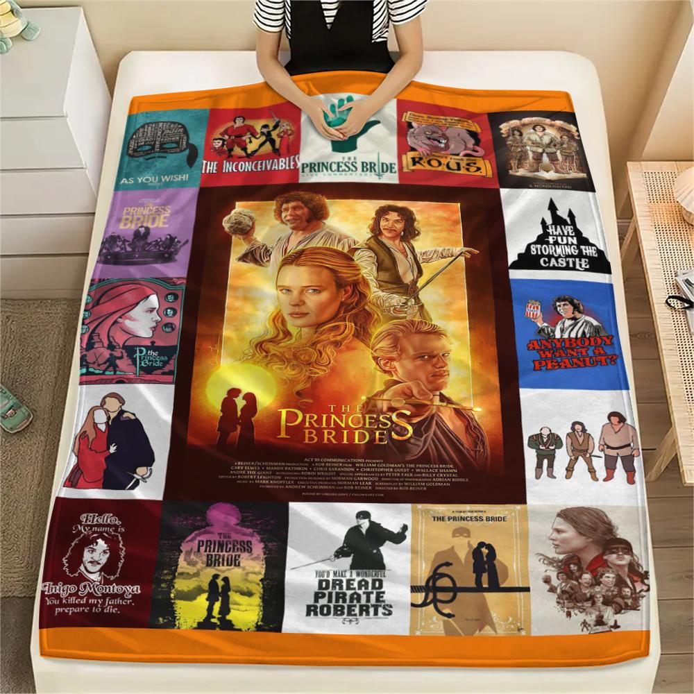 1 Stück Film-Puzzle-Print Flanelldecke, Hohe Qualität, Bequem für alle Jahreszeiten, Heimdekoration, Wärme und Komfort, Perfekt für Geschenke