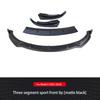 Front Bumper Lip Chin Diffuser Body Kit Spoiler Deflector Tuning Accessories For Tesla Model 3 2017-2023 Model Y 2021-2024