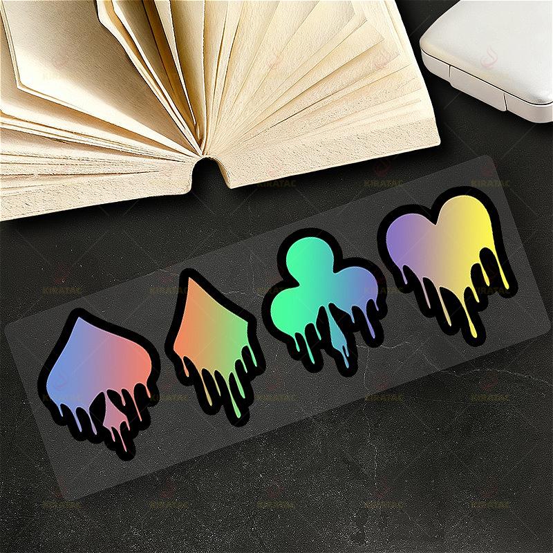 1PC Poker Pattern Motorcycle Stickers for Motorcycle Tail Box Fairings Fuel Tanks Car Windows Universal Waterproof Vinyl Decals