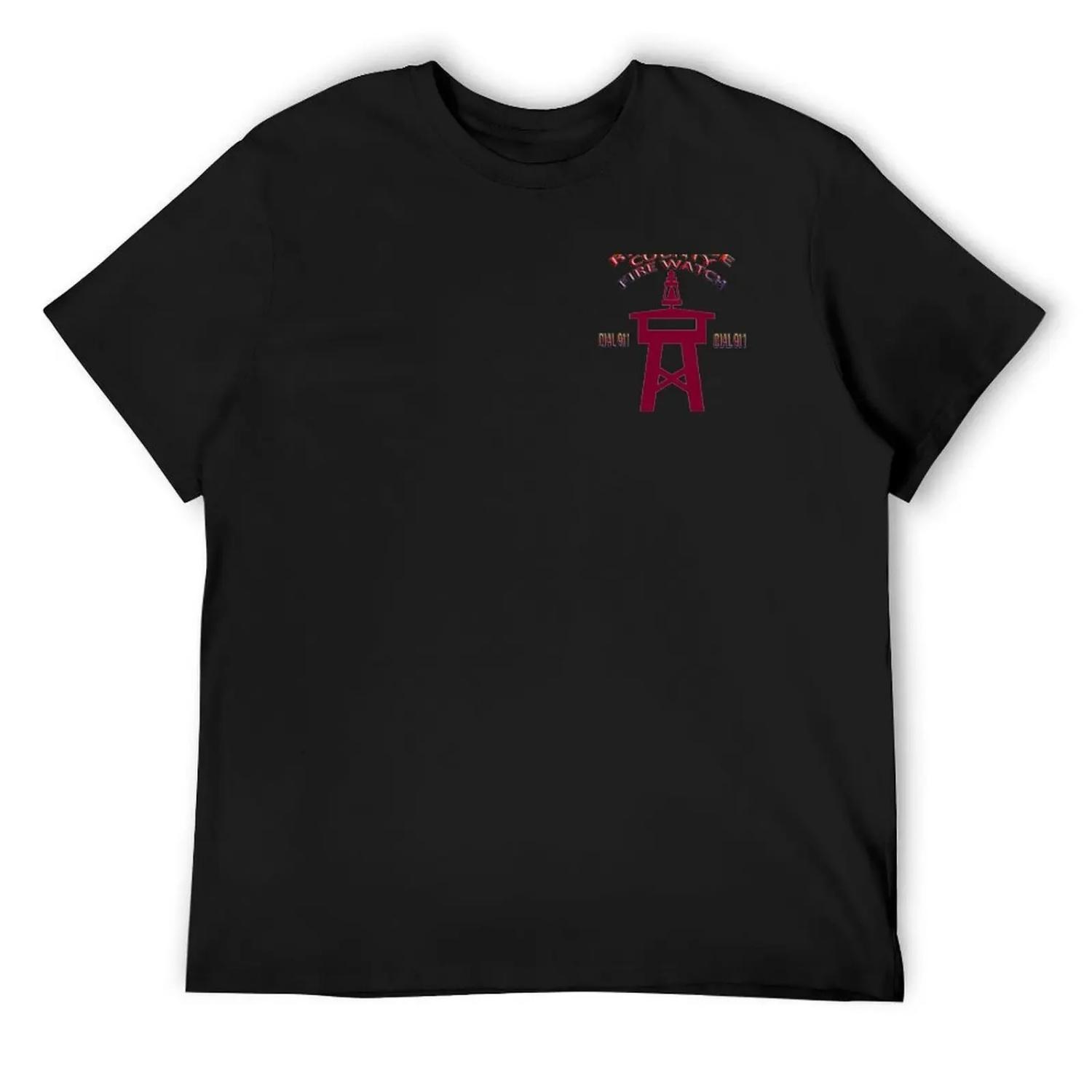 

Riverside County Fire Watch T-Shirt Luxury man street wear customs design your own quick-drying tee shirts for men XXXXXL чорний