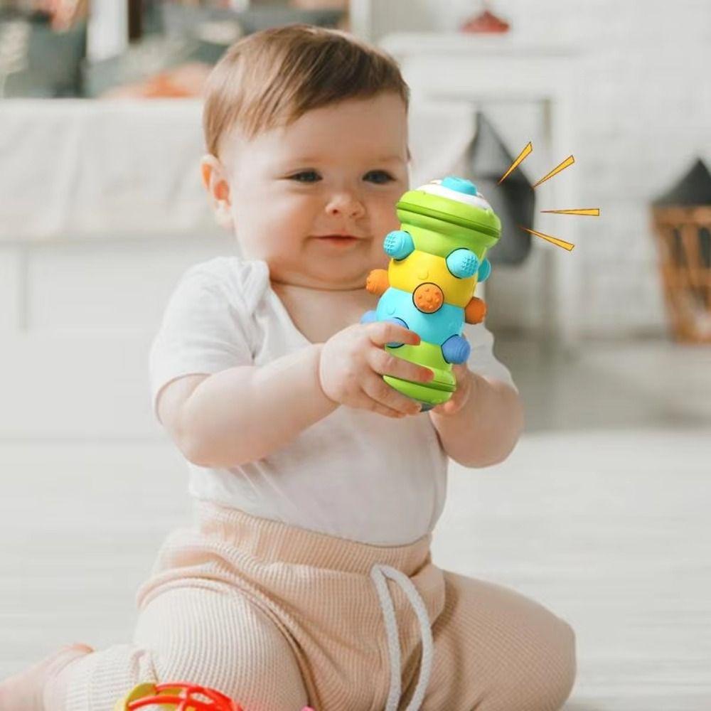 Tummy Time Toys Baby Crawling Roller Toys Baby Rattle Games Sensory Toys Early Development