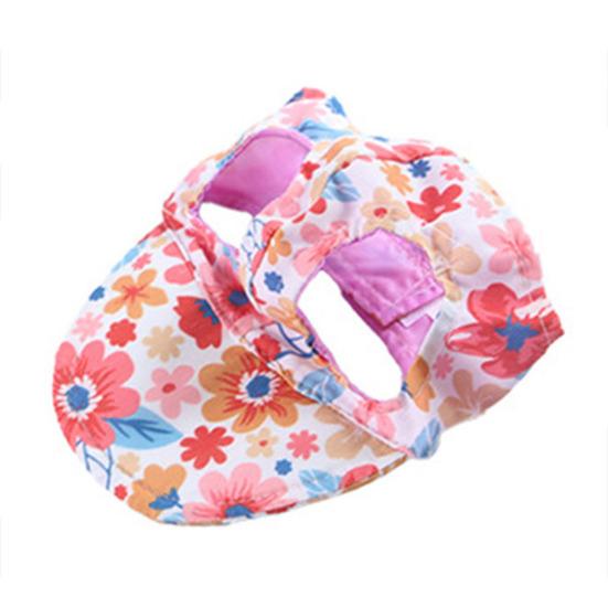 Dog Baseball Cap Summer Pet Beach Visor Hat with Ear Holes Adjustable Outdoor Sunbonnet Outfit for Small Medium Dogs Cats