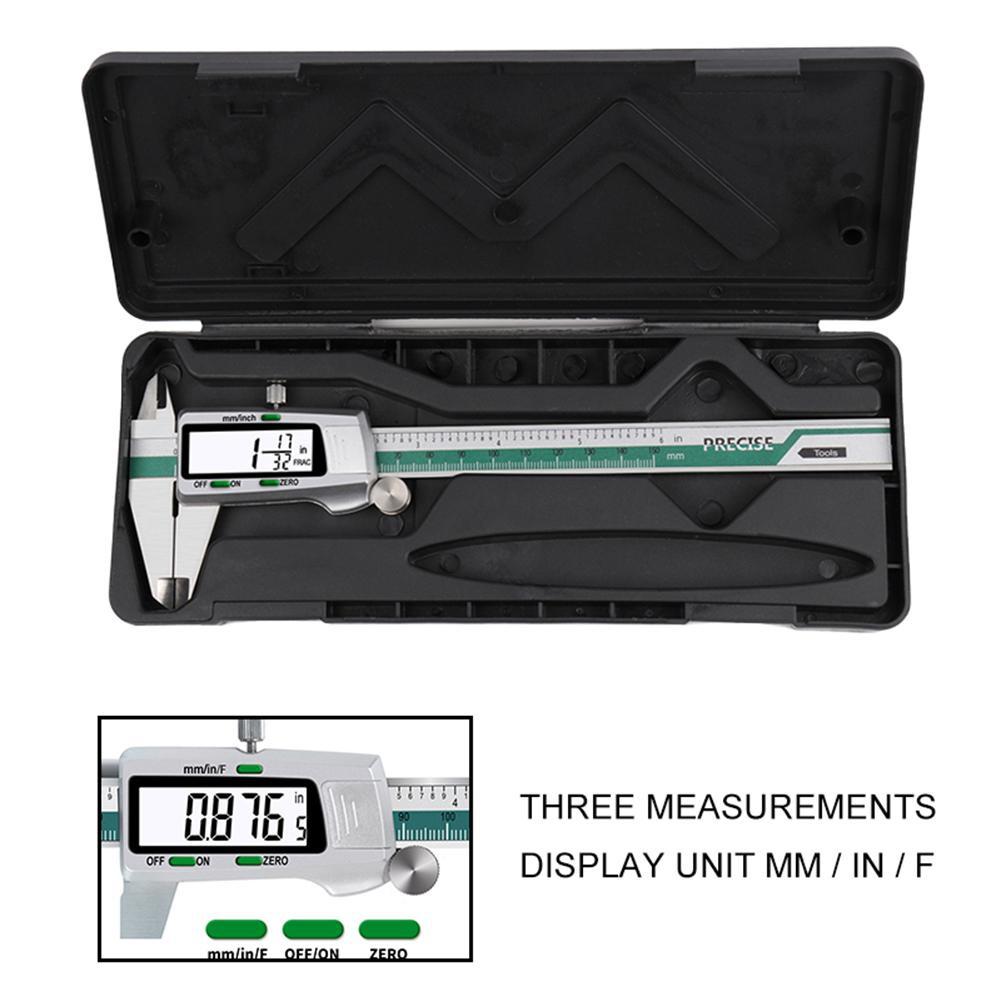 Stainless Steel Vernier Calipers Micrometer LCD Digital Measuring Instruments