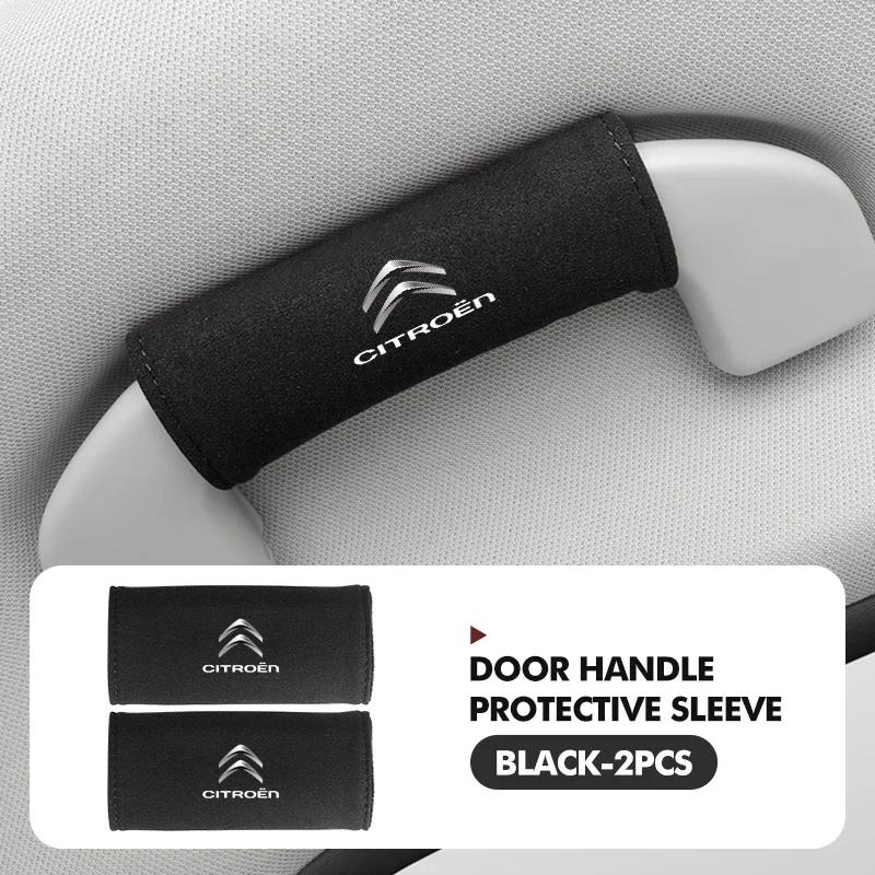 2 Stück Auto Dach Armlehne Ziehbezug Griff Handschuhe Schutz für Citroen Jumper Celysee Cactus Picasso Aircross Saxo Grand