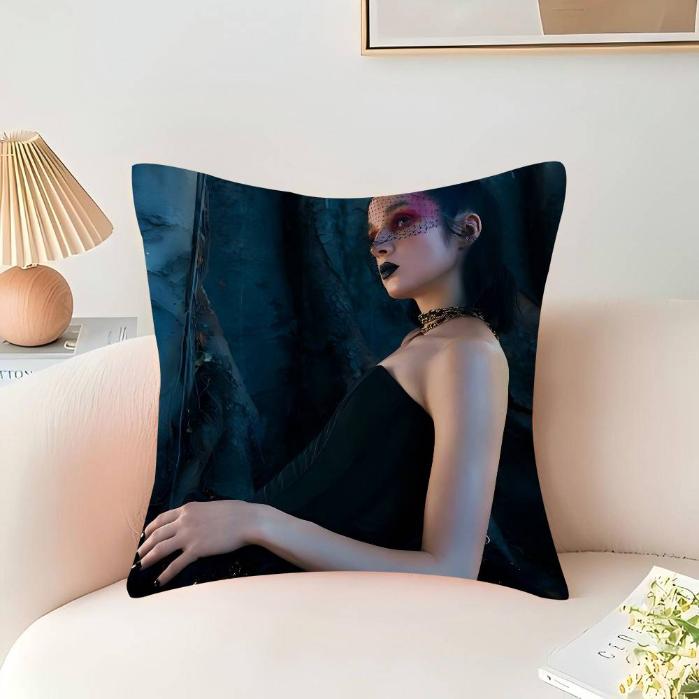 

Singer P-Poppy Pillow Gift Home Office Decoration Pillow Bedroom Sofa Car Cushion CoverPillow Case 16x16Inch